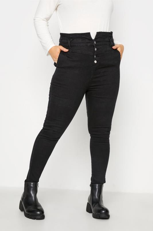 Black Corset Waist Skinny AVA Jeans_B.jpg