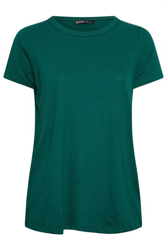 YOURS Plus Size Green T-Shirt | Yours Clothing 6