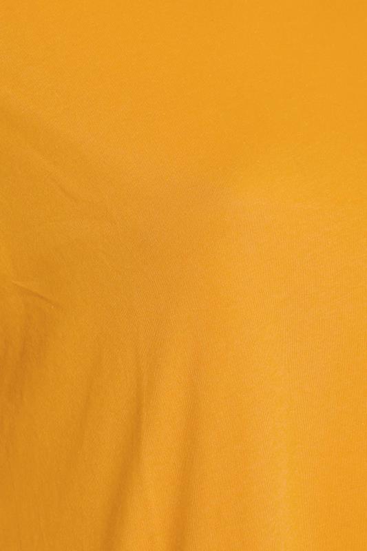 Curve Mustard Yellow Long Sleeve T-Shirt 5