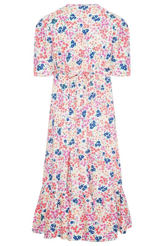 LIMITED COLLECTION Curve White Ditsy Print Wrap Smock Maxi Dress_Y.jpg