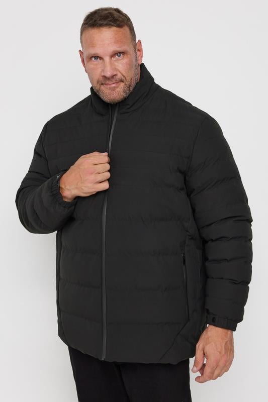 BadRhino Big & Tall Black Waterproof Puffer Jacket | BadRhino 2