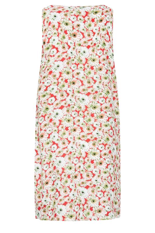 YOURS Plus Size Red Floral Print Pocket Dress | Yours Clothing 7