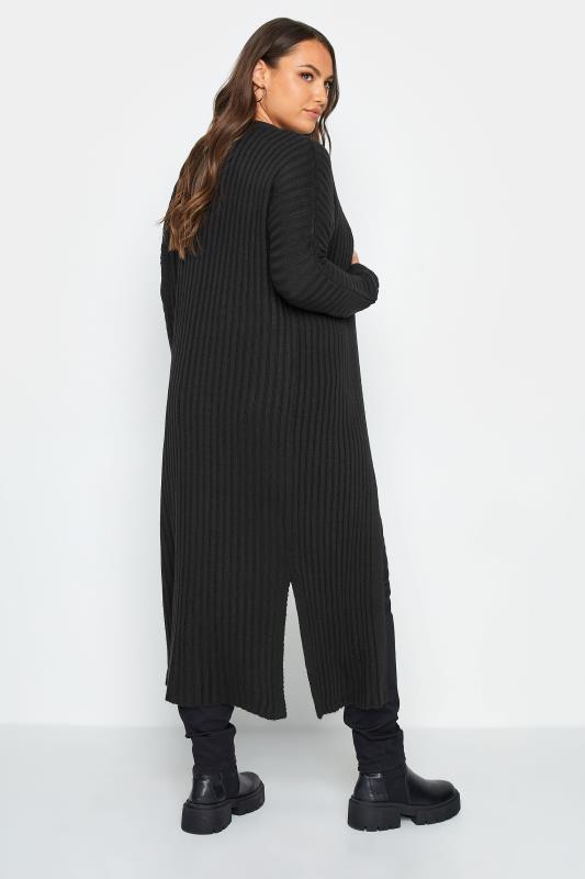 Plus Size Black Maxi Cardigan | Yours Clothing 3