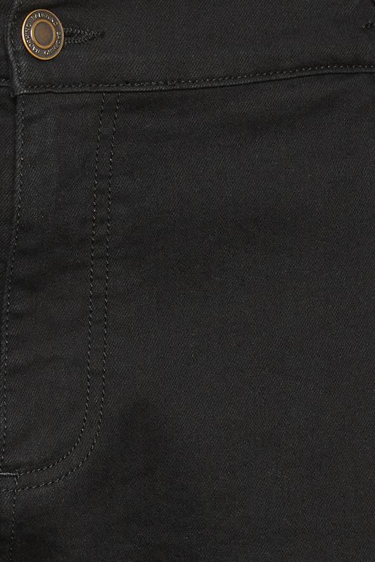 BadRhino Big & Tall Black Elasticated Waist Stretch Jeans | BadRhino 6