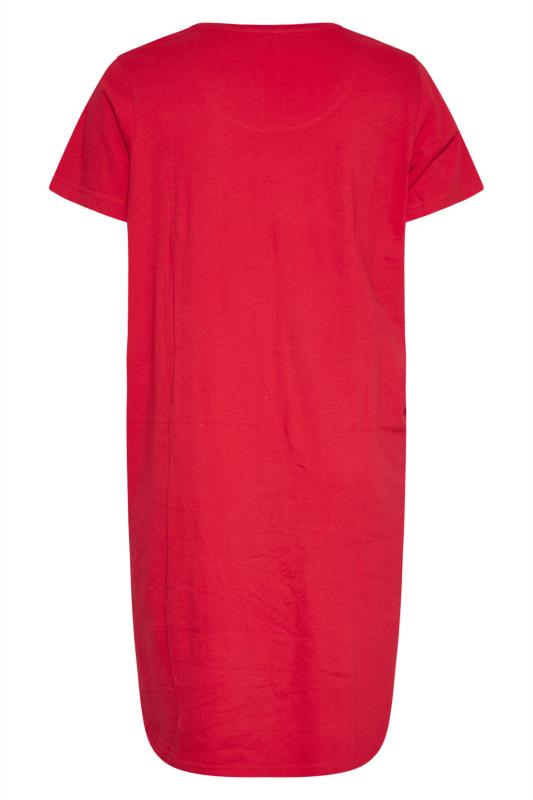 DISNEY Plus Size Red Winnie and Friends 'Nap Time'  Nightdress | Yours Clothing 6