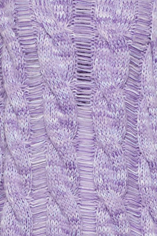 LTS Tall Lilac Purple Knit Jumper | Long Tall Sally 5