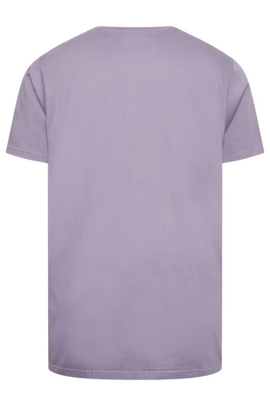 BadRhino Big & Tall Purple 'Montana' T-Shirt | BadRhino 5