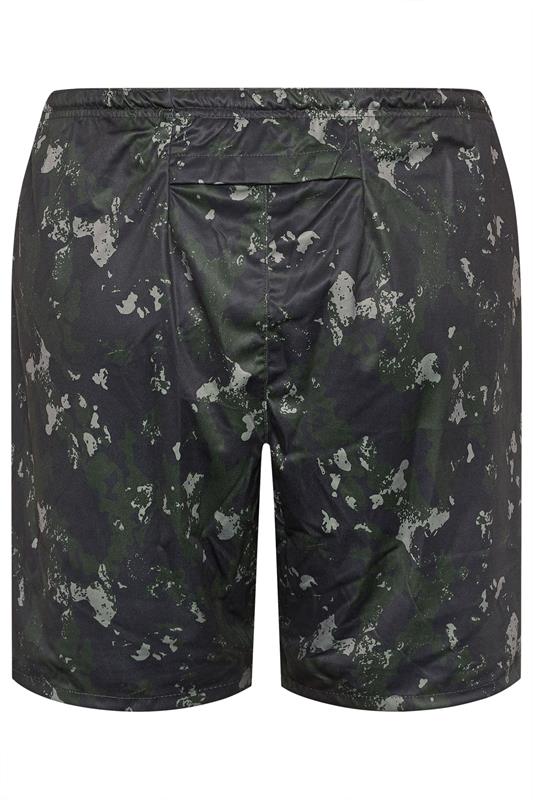 D555 Big & Tall Black Camo Shorts | BadRhino 4