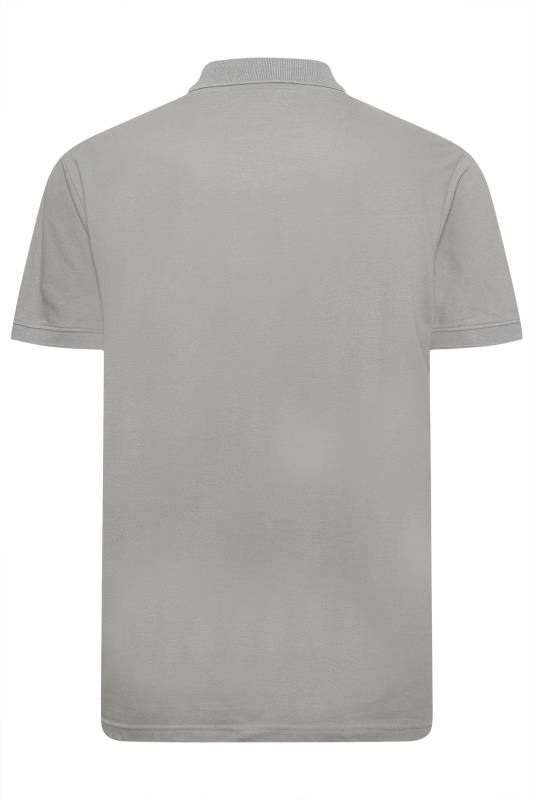 BadRhino Big & Tall Grey Polo Shirt | BadRhino 5