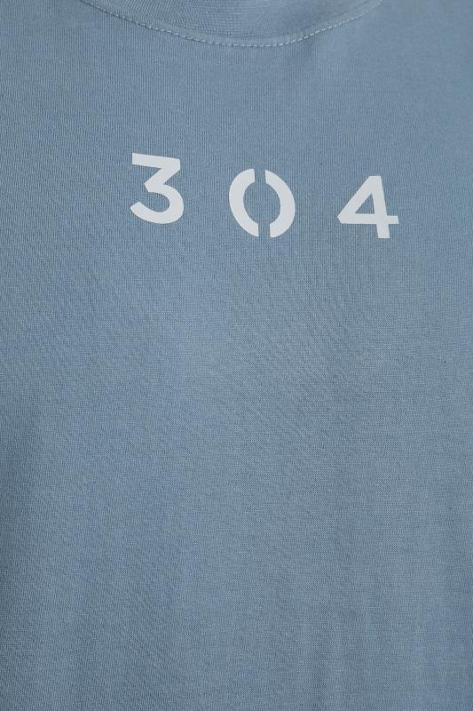 304 CLOTHING Big & Tall Blue Core T-Shirt 3