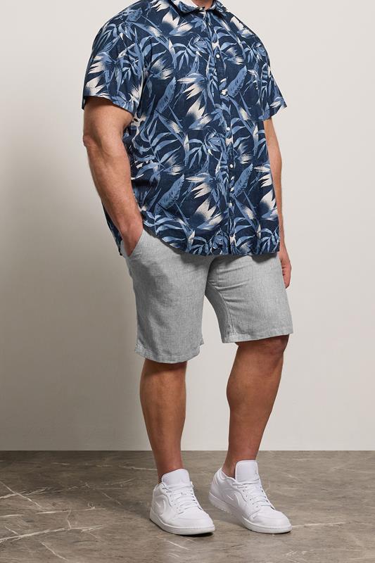  JACK & JONES Big & Tall Short chino bleu indigo