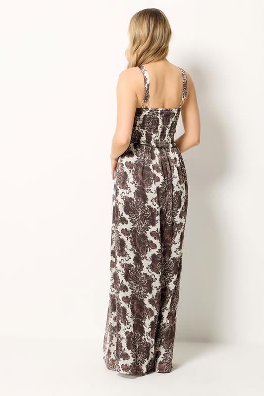 LTS Tall Women's Chocolate Brown Paisley Maxi Dress | Long Tall Sally 2