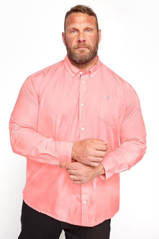 BadRhino Pink Cotton Poplin Long Sleeve Shirt | BadRhino 1