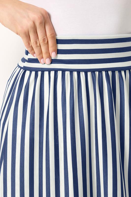 LTS Tall Women's Blue Stripe Maxi Skirt | Long Tall Sally 4