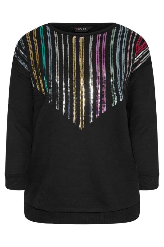 Black Sequin Neckline Sweatshirt_F.jpg