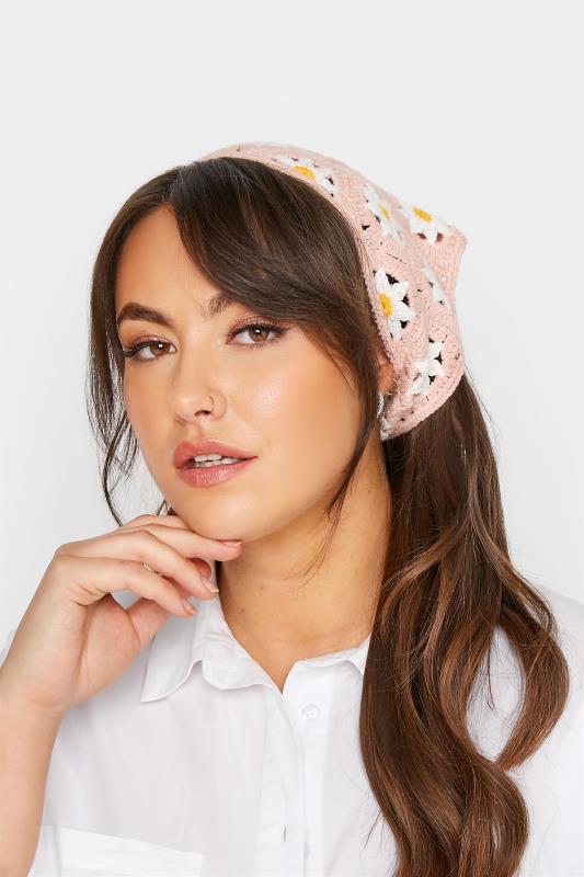 Pink Floral Crochet Headscarf_M.jpg