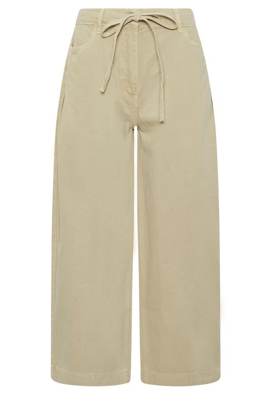 PixieGirl Petite Women's Sage Green Tie Waist Wide Leg Jeans | PixieGirl  5
