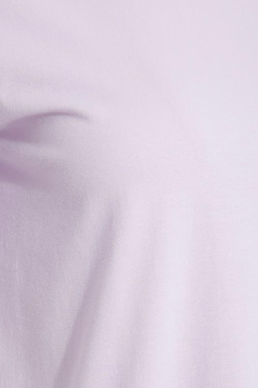 Petite Lilac Purple Oversized T-Shirt Dress | PixieGirl  5