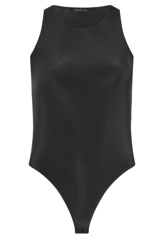 LIMITED COLLECTION Curve Plus Size Black Racer Bodysuit | Yours Clothing  7