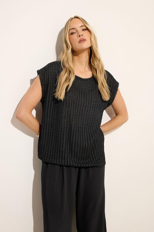  LTS Tall Top noir à rayures texturées
