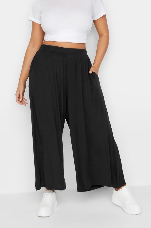  Tallas Grandes LIMITED COLLECTION Curve Black Extra Wide Leg Culottes