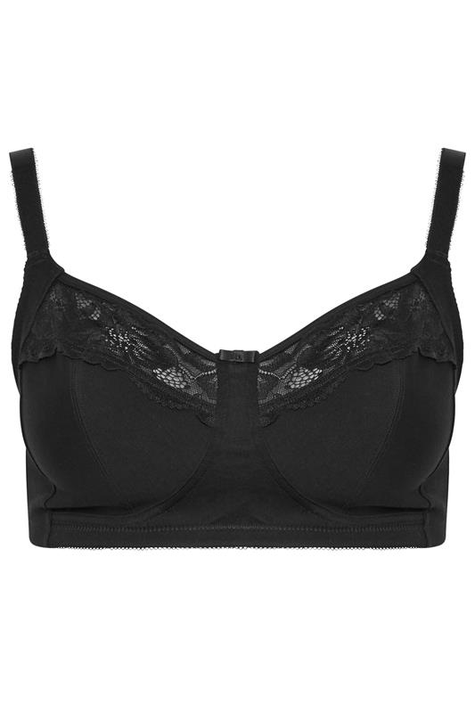 YOURSET 2 PACK Plus Size White Lace Trim Bra | Yours Clothing 5