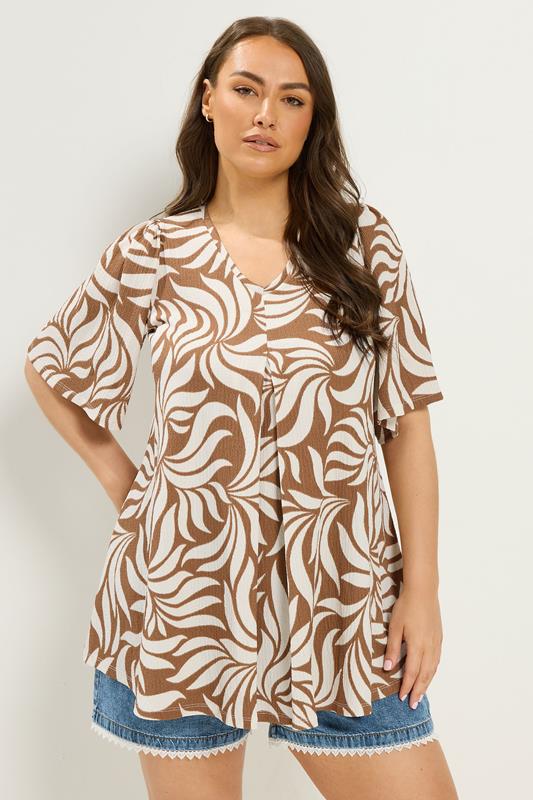  YOURS T-shirt marron naturel