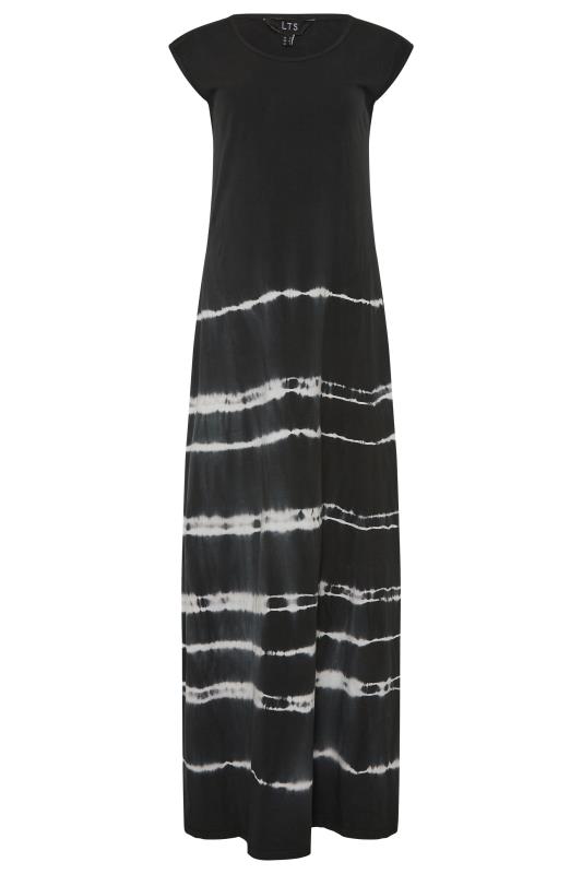 LTS Tall Women's Black Tie Dye Side Split Dress | Long Tall Sally 5