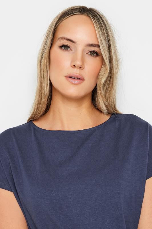 LTS Tall Womens Dark Blue Short Sleeve T-Shirt | Long Tall Sally 4