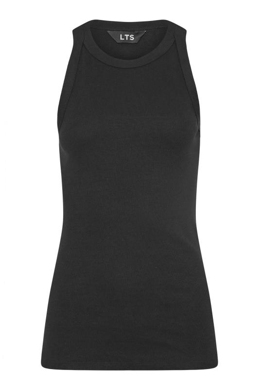 LTS Tall Women's Black Ribbed Vest Top | Long Tall Sally 6