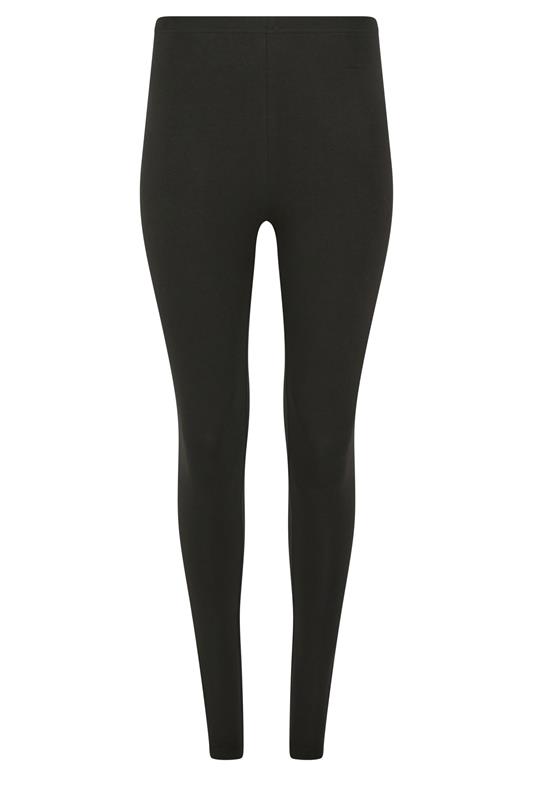 M&Co 2 PACK Black and Chocolate Brown Stretch Leggings | M&Co 8