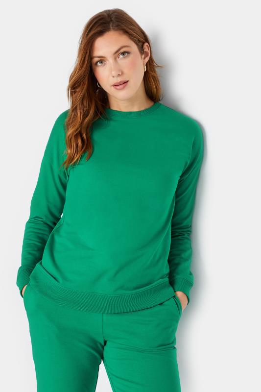 LTS Tall Green Long Sleeve Sweatshirt | Long Tall Sally  1