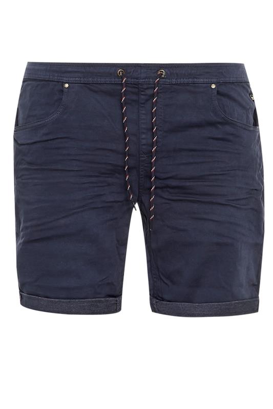 Men's  BLEND Blue Elasticated Denim Shorts