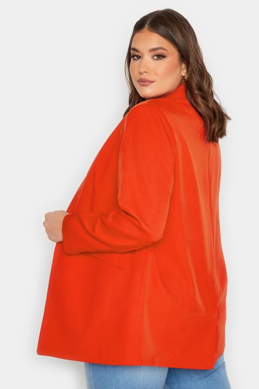 YOURS Plus Size Red Blazer | Yours Clothing  4