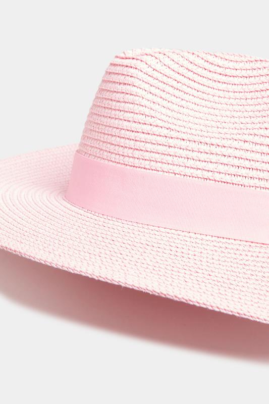 Pastel Pink Straw Fedora Hat_C.jpg