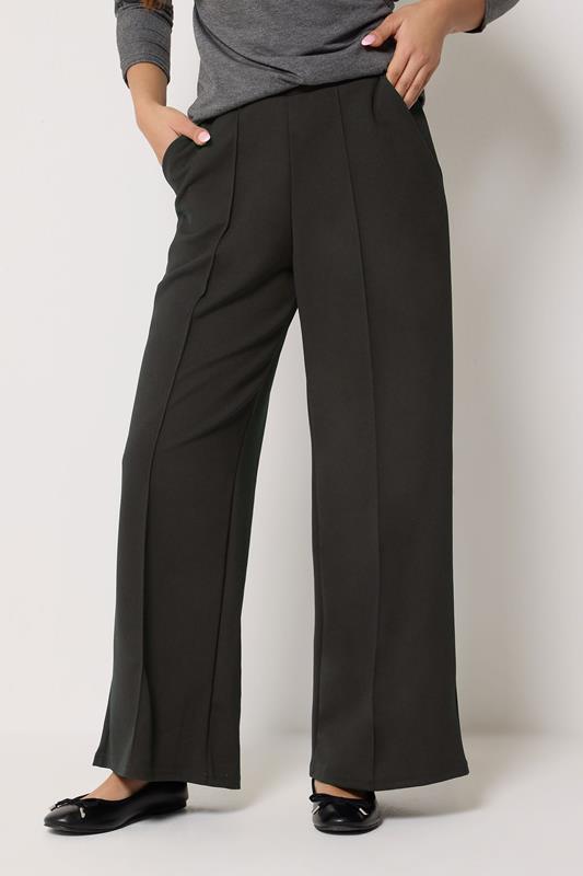 PixieGirl Petite Women's Black Pintuck Trousers | PixieGirl 1