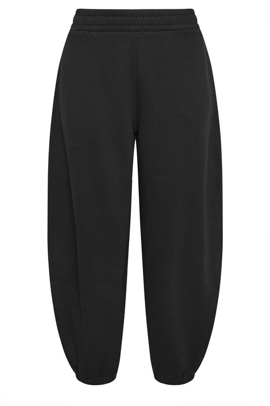 PixieGirl Petite Women's Black Brushed Balloon Joggers | PixieGirl 5