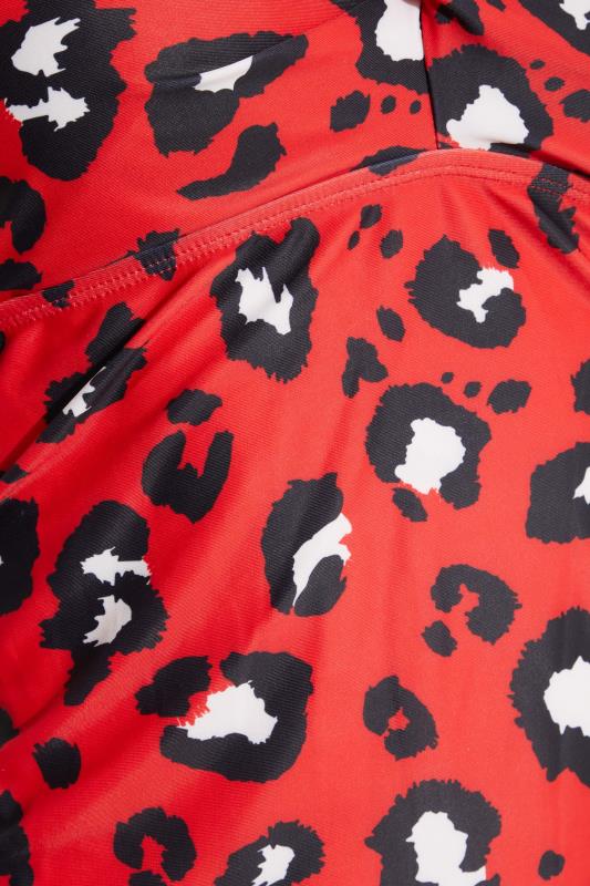 LTS Tall Women's Red Leopard Print Tankini Set | Long Tall Sally  5