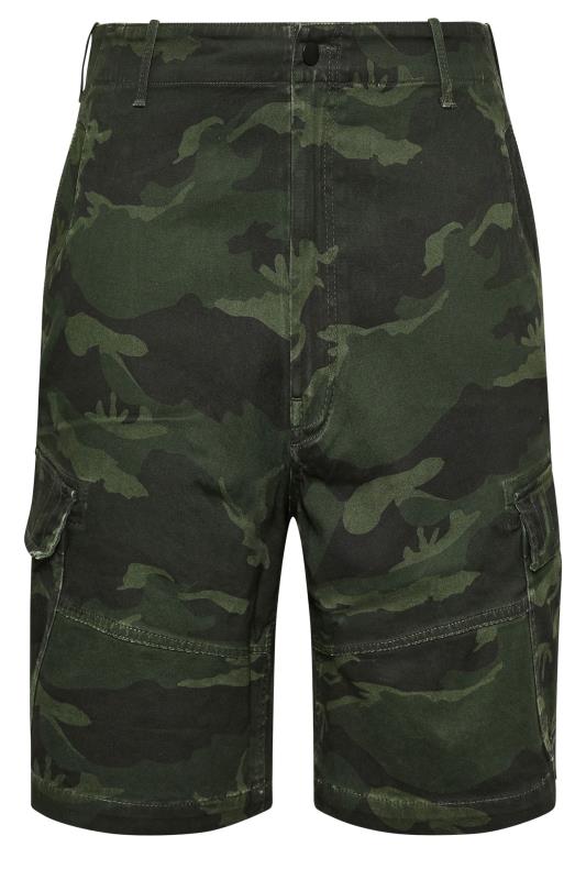 BadRhino Big & Tall Green Camo Cargo Shorts | BadRhino 5