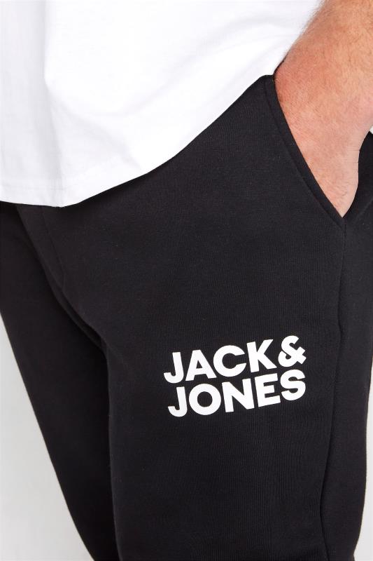 JACK & JONES Big & Tall Black Gordon Joggers 3