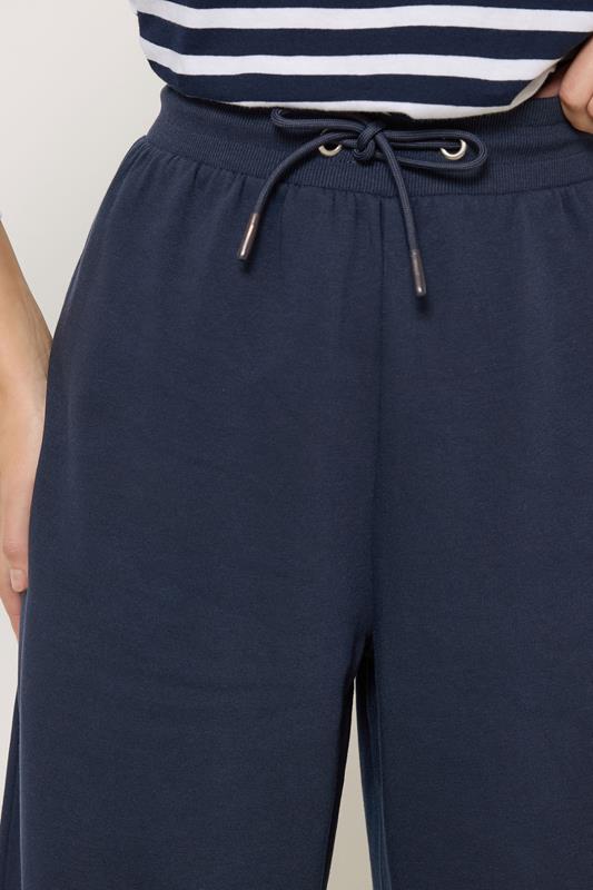 M&Co Navy Blue Wide Leg Joggers | M&Co 4