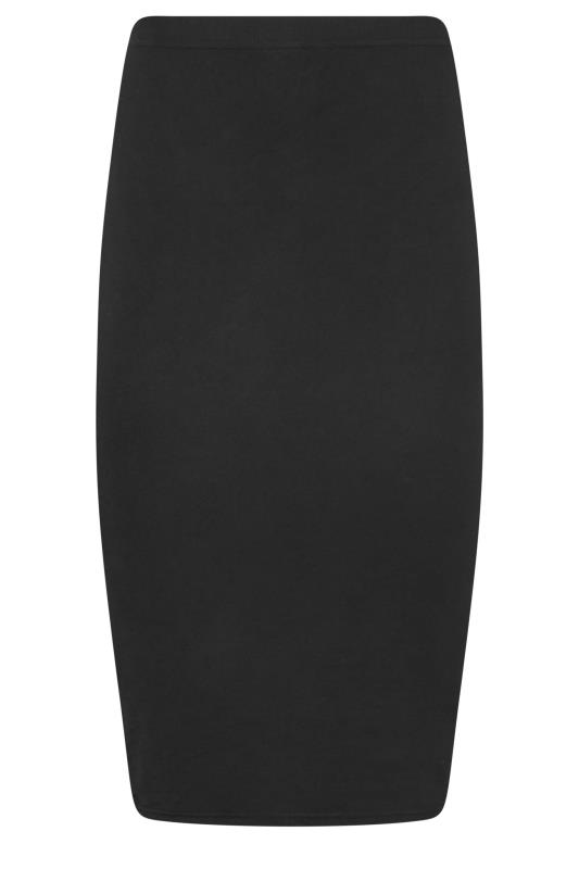 Petite Women's Black Tube Midi Skirt | PixieGirl 4