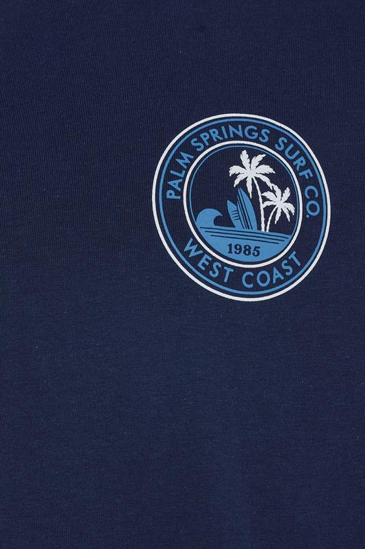 KAM Big & Tall Light Blue Palm Springs Vest Top | BadRhino 3