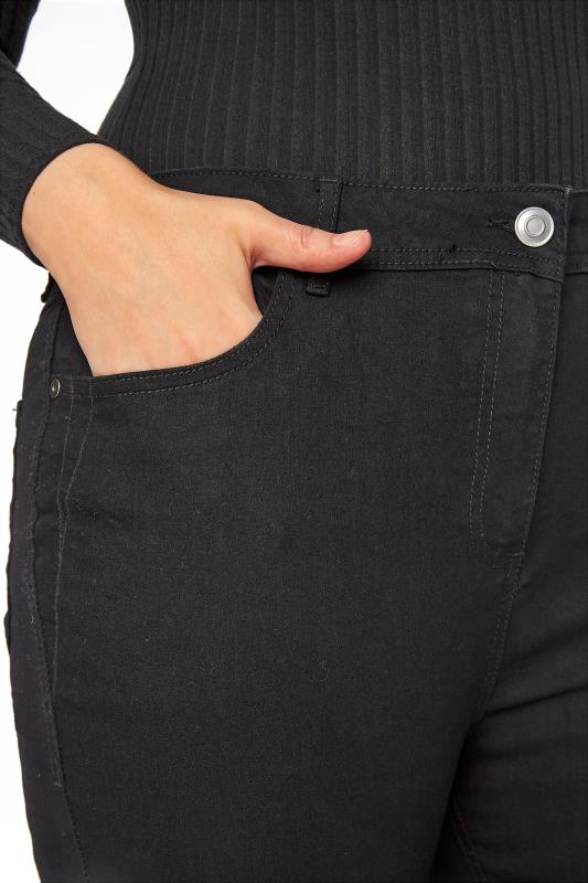 Black Bootcut 5 Pocket Jeans Plus Size 16 to 32 3