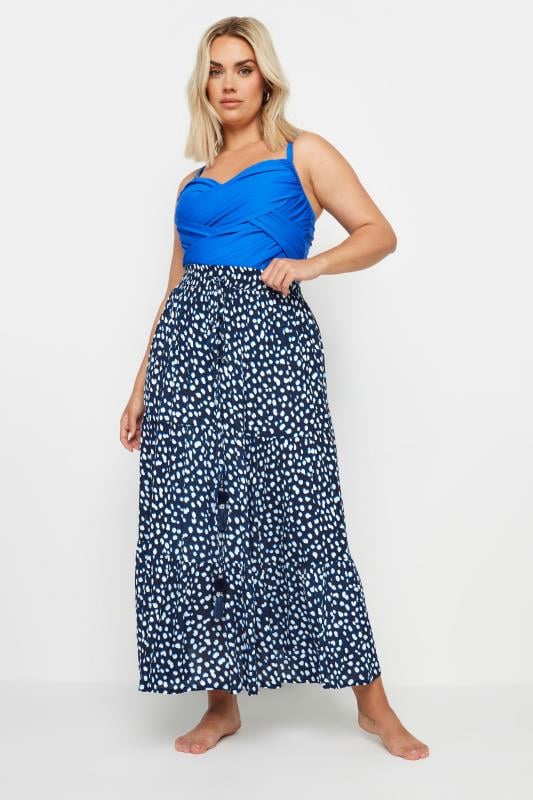 Beach skirt navy best sale