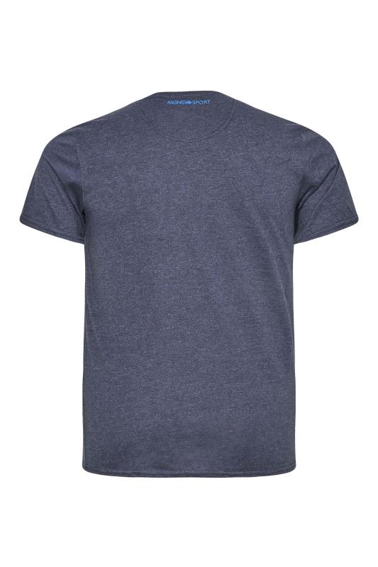 RAGING BULL Big & Tall Navy Blue 'Raging Sport' Graphic T-Shirt 2