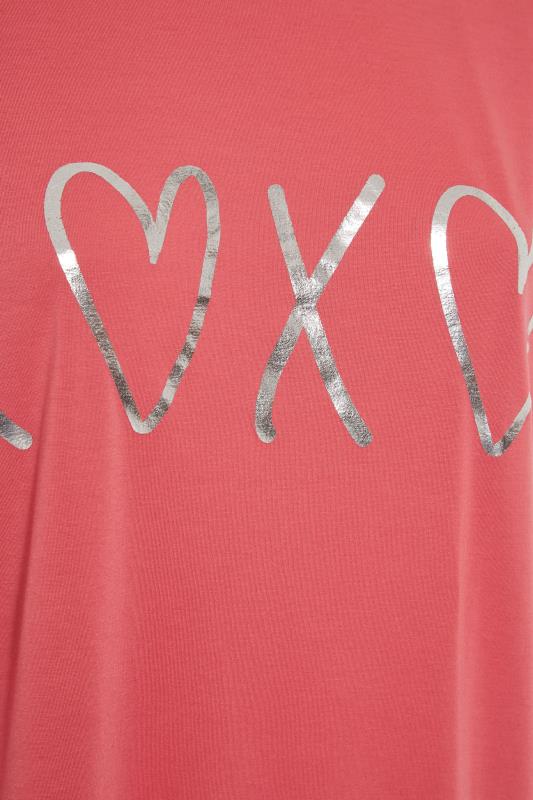 Curve Pink 'XOXO' Grown On Sleeve T-Shirt_S.jpg