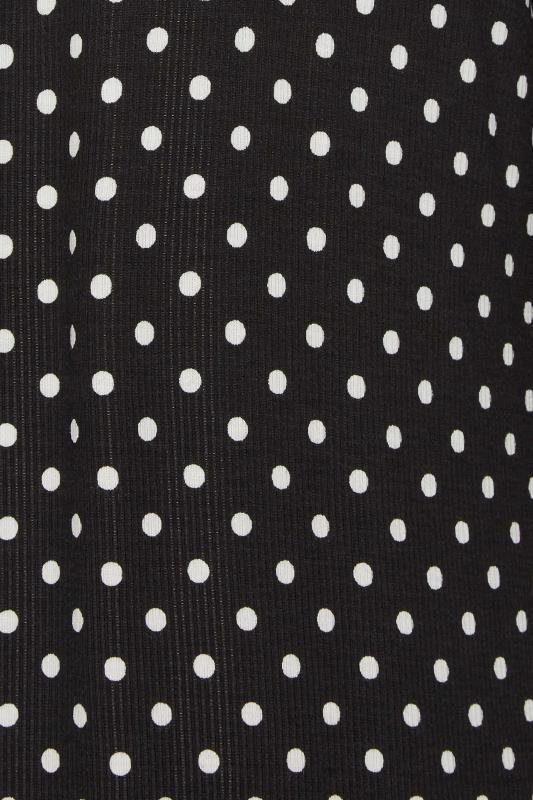 YOURS Curve Plus Size Black Polka Dot Cardigan | Yours Clothing  5