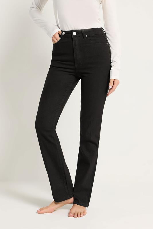 LTS Tall Women's 2 PACK Blue & Black Straight Leg Jeans | Long Tall Sally 4