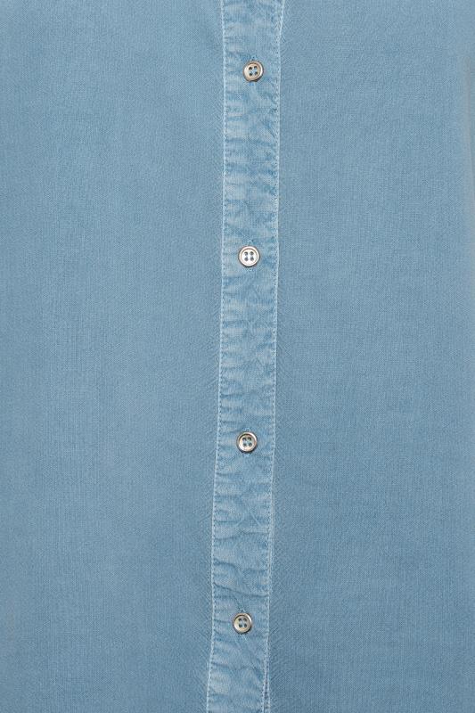 Petite Blue Short Sleeve Shirt | PixieGirl 5